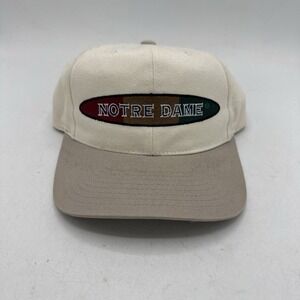 Vintage Notre Dame Fighting Irish Hat Snapback 90s American‎ Needle
